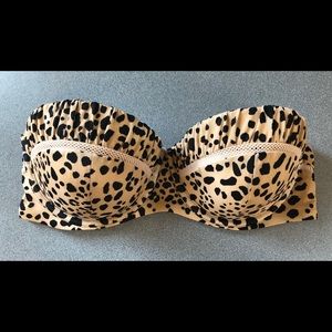 Victoria’s Secret animal print bikini top 34D